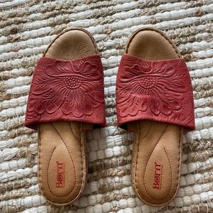 Red Born summer sandals